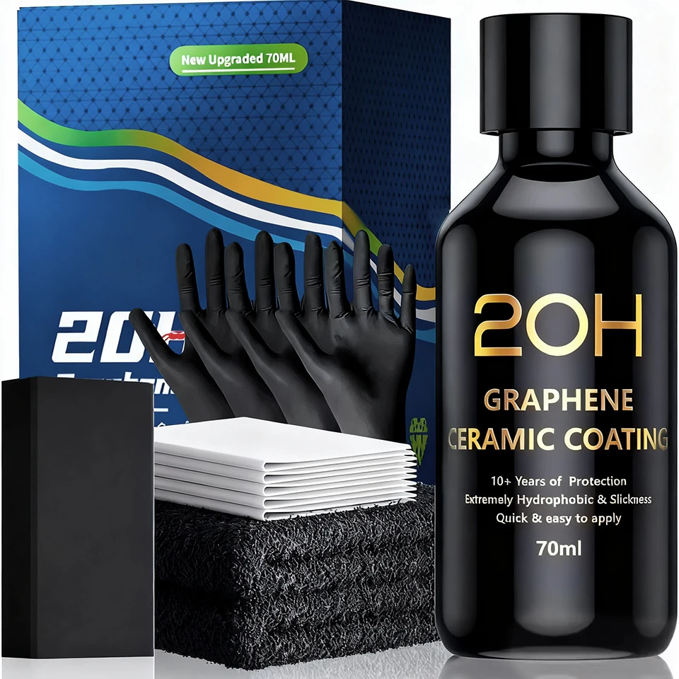 

Graphene Ceramic Coating 20H with Self Healing and UV Track Technology Car Detailing Professionals 10+ Years of Protection