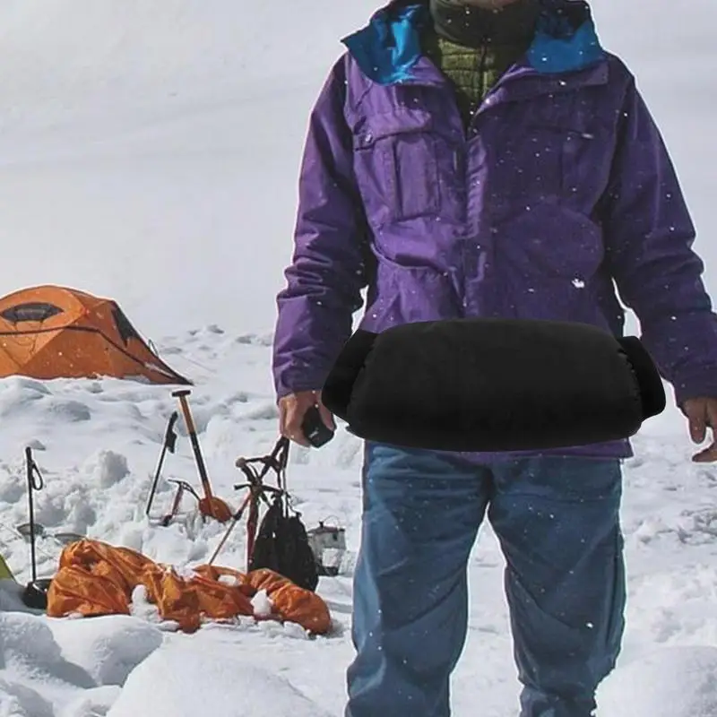 Aquecedores de mão futebol à prova dwaterproof água aquecedores de mão com fivela ajustável conforto handwarmer para jogadores de tênis de beisebol