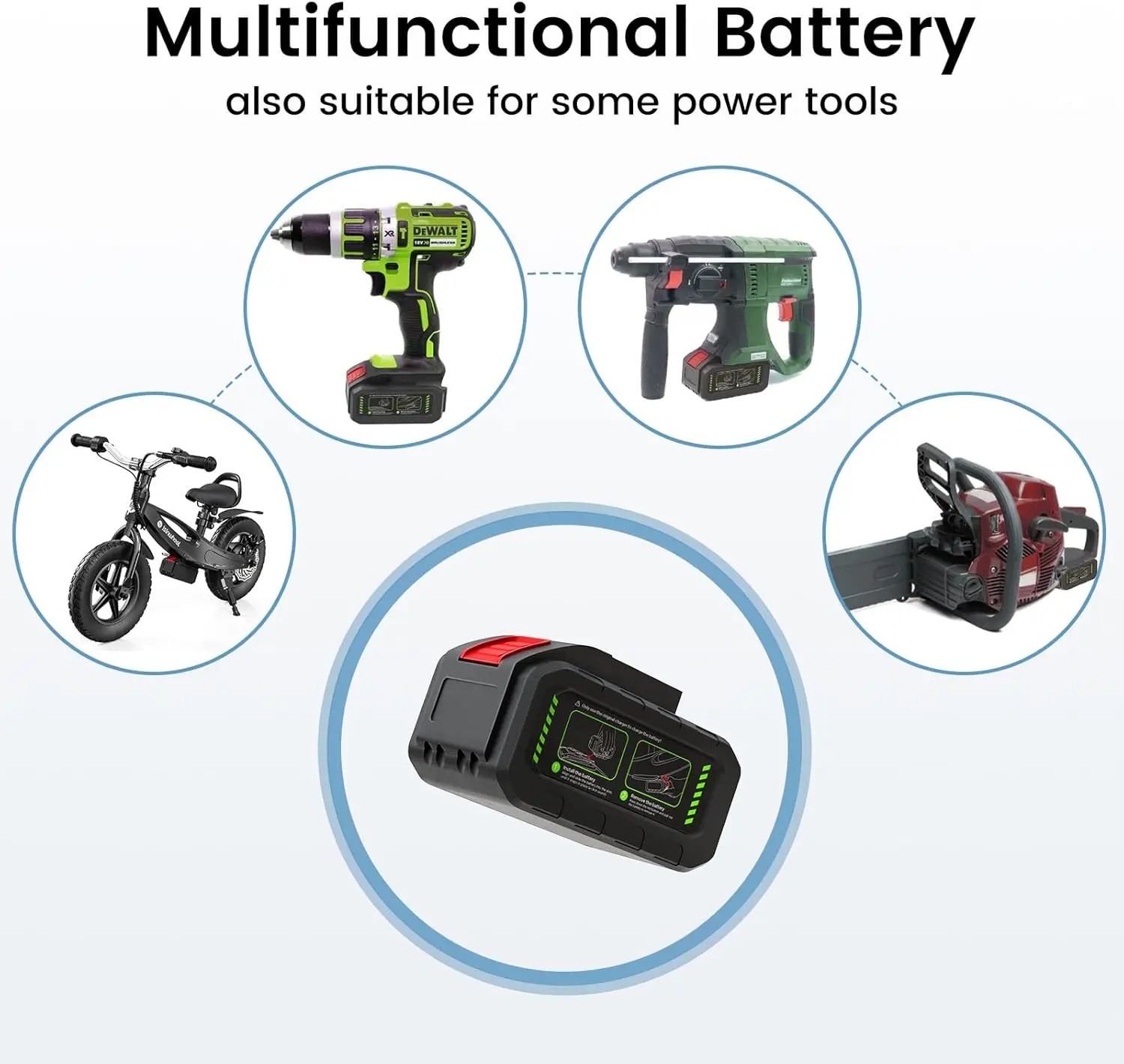 SK12 elektrische fiets voor kinderen van 3-6 jaar, 150 W elektrische loopfiets met verwisselbare batterij, 12 inch opblaasbare band en