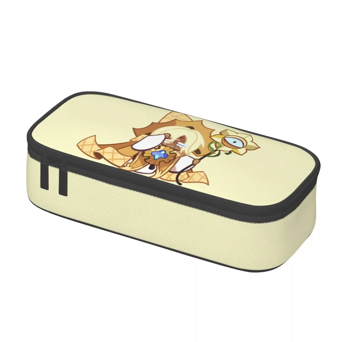 Estuches para lápices Cookie Run Kingdom, estuches para lápices de galletas de vainilla pura, portalápices, bolsa de almacenamiento grande para niños, regalos de oficina, papelería