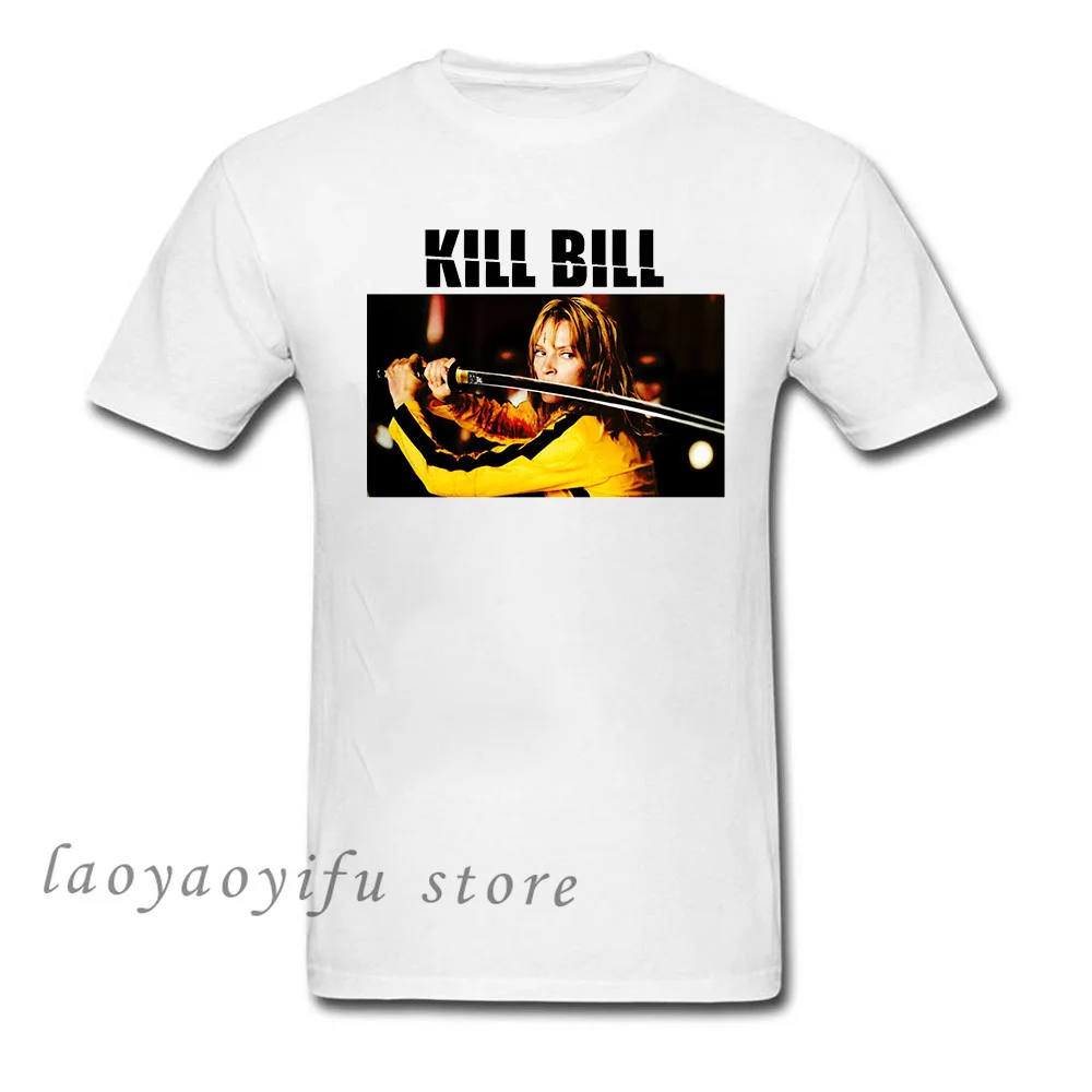 Film Kill Bill Pulp Fiction Django Tshirt Quentin Tarantino Film graficzny Tshirt męskie luźne topy na co dzień mężczyźni T-shirt w za dużym rozmiarze