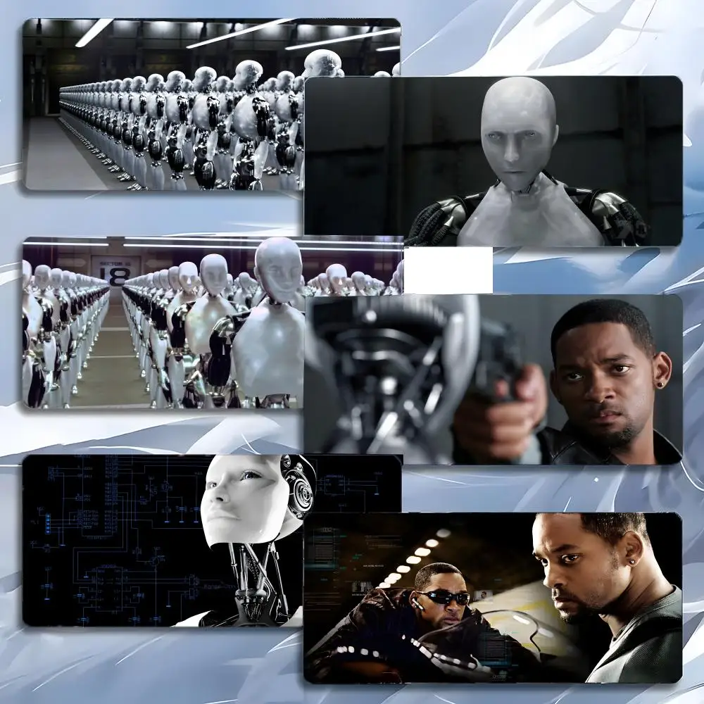 movie sci-fi I-I, Robot Mouse Pad Mousepad Large Gaming LockEdge Thickened PC Table Desk Mat
