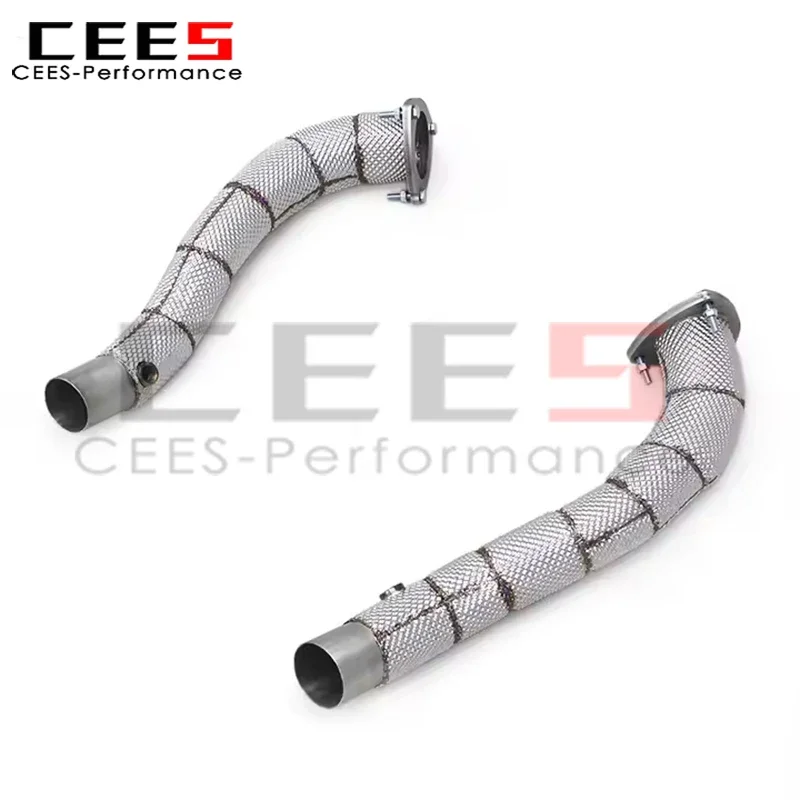 CEES Performance Exhaust Downpipe for Ferrari California 4.3L 2009-2014 SS304 Straight Header Car Exhaust Pipes System