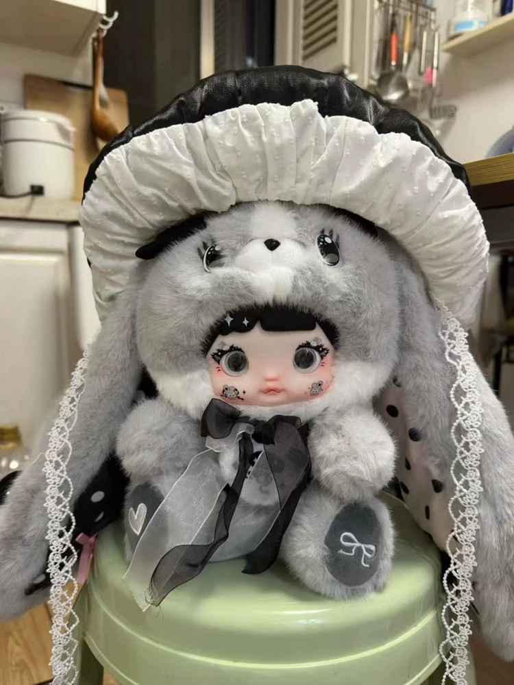 

NOMMI 400% Mushroom Hat Plush Blind Box Cute Stuffed Doll Kawaii Collectible Figurine Soft Toy Perfect Gift for Girls Fans