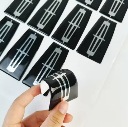 High quality customized transparent 3d epoxy resin dome sticker waterproof label packaging perfume bottle packaging