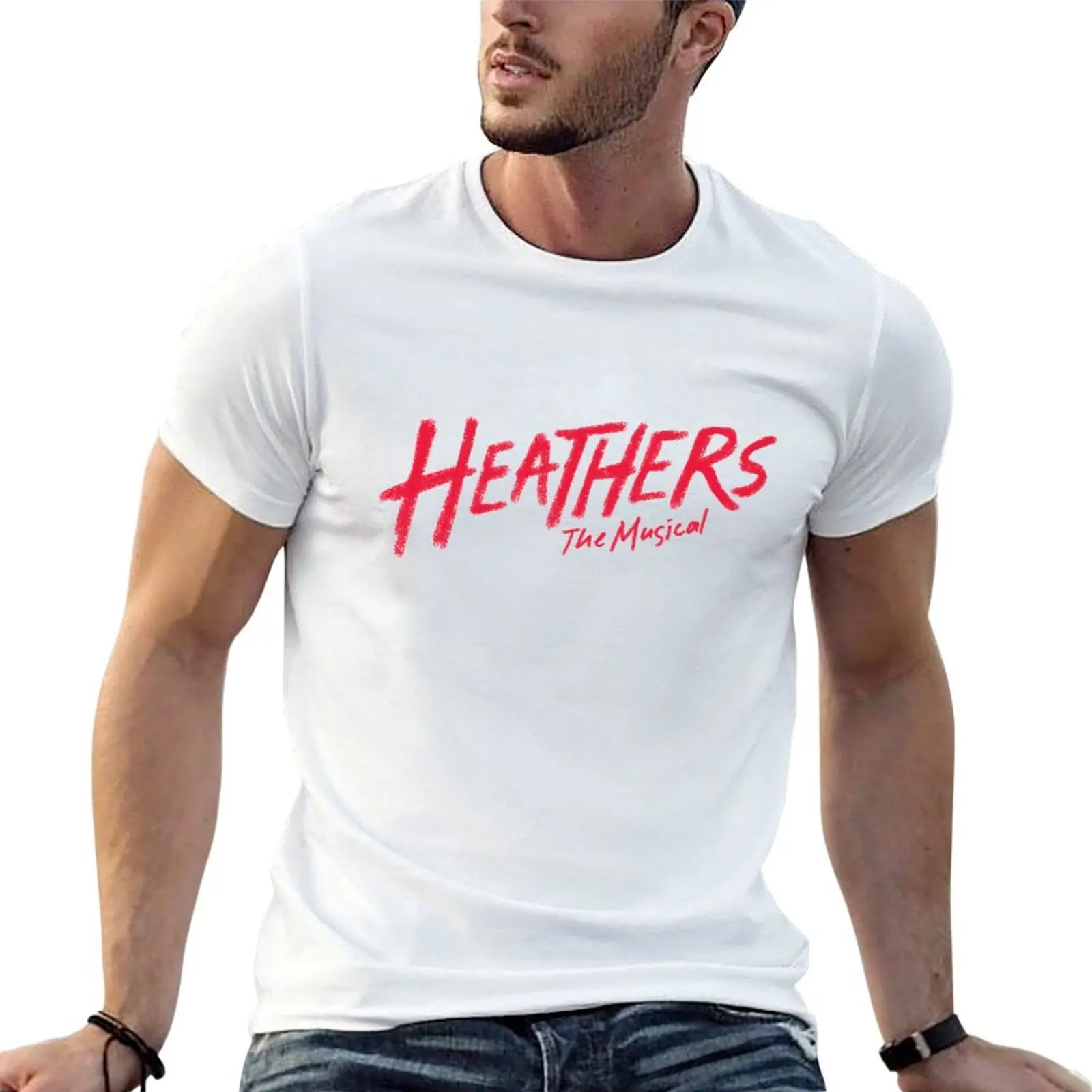 

t cotton Heathers shirt graphic man 100% Logo T-Shirt the tshirt tshirt Musical man