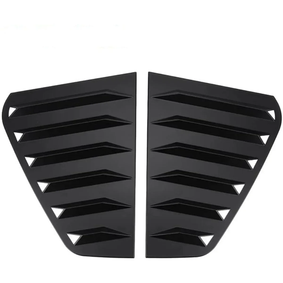 

2PCS Car Rear Louver Window Side Shutter Cover Trim Sticker Vent Scoop For Volkswagen VW GOLF MK7 MK7.5 2014-2019 GTI / GTD / R