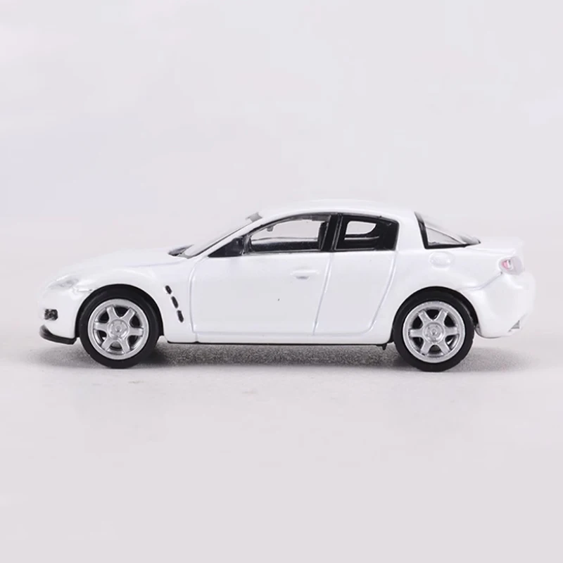 ダイキャストオリジナル 1:64 スケール RX8 合金モデルシミュレーションクラシック装飾趣味お土産ギフトコレクション静的ディスプレイ