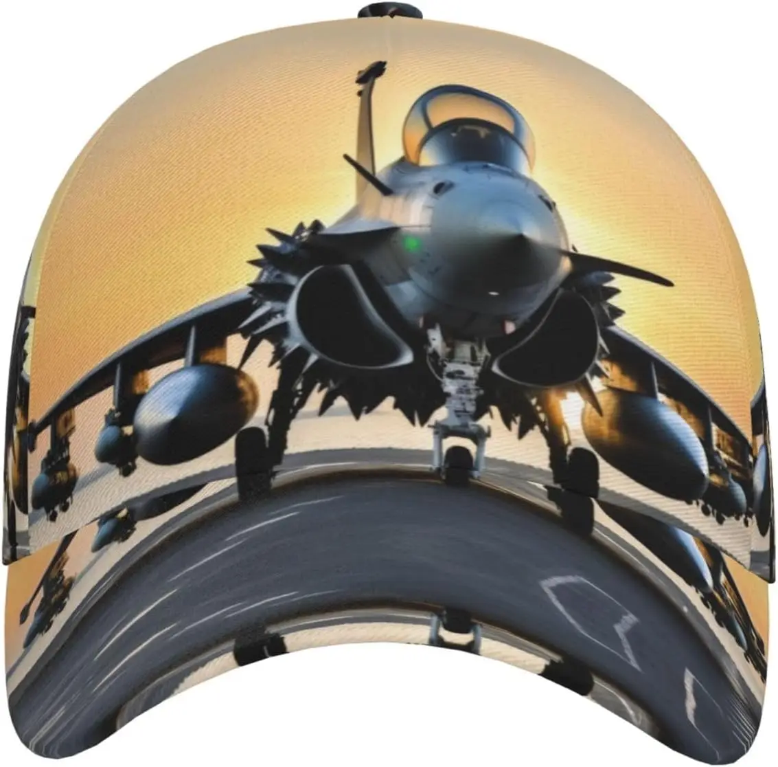Airplane Art Print Unisex Baseball Cap - Full Frame Print Design, Adjustable Size Designer Cap Men