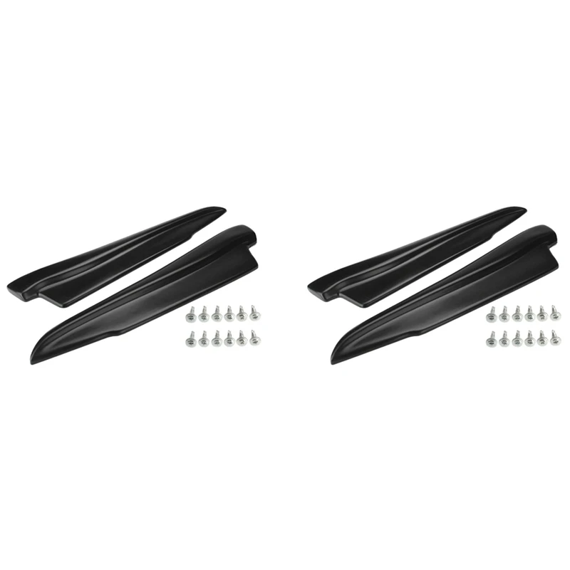 

2 пары матовых черных фартуков заднего бампера для BMW E90 E91 E92 E93 M3