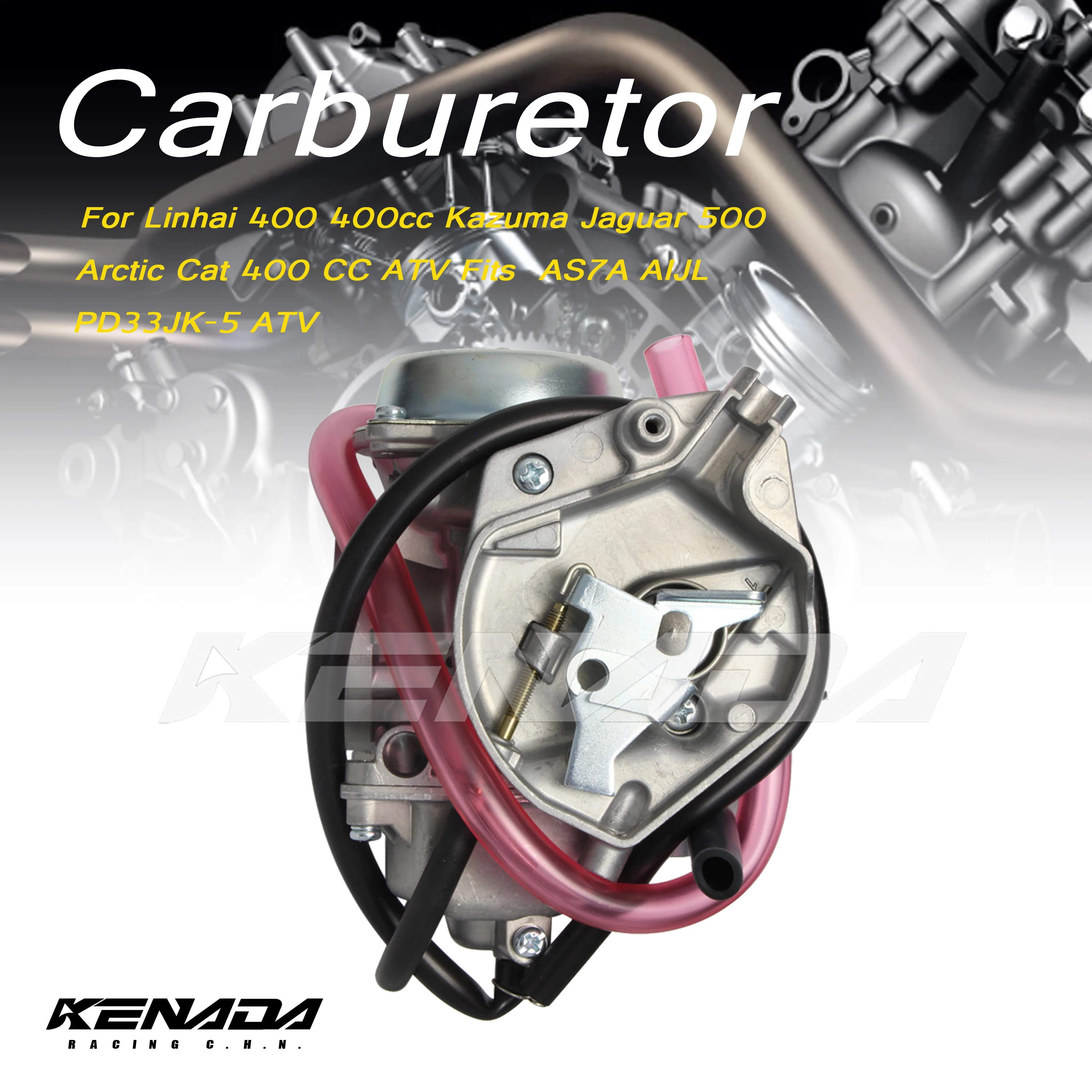 Linhai 400 400cc Carburetor For Kazuma Jaguar 500 Arctic Cat 400 CC ATV Fits AS7A AIJL PD33JK-5 ATV