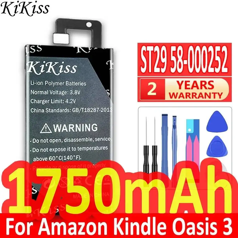 

Tablet Battery 1750mAh For Amazon Kindle Oasis 3 Oasis3 ST29 58-000252 Lightweight