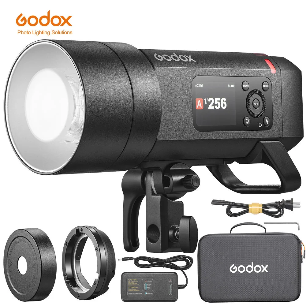 Godox AD400ProII AD400Pro II All-in-One Outdoor Flash 400Ws Li-on Battery TTL Flash Light with Built-in 2.4G Wireless X System