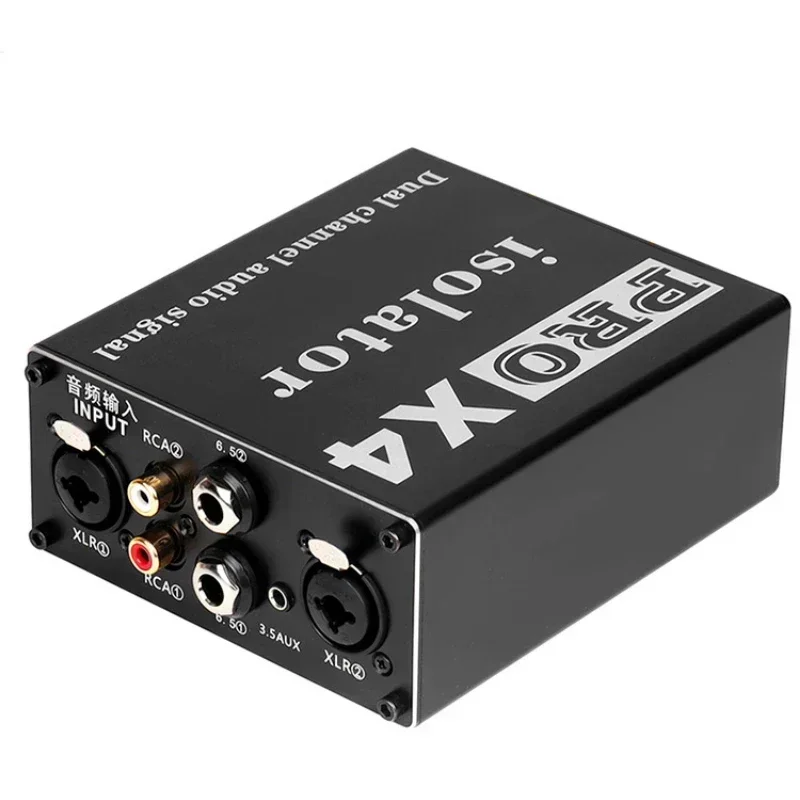 

Многофункциональный аудиоизолятор PRO X4, 3,5 мм XLR RCA аудио шумоизолятор, токовый акустический фильтр, заземляющий фильтр