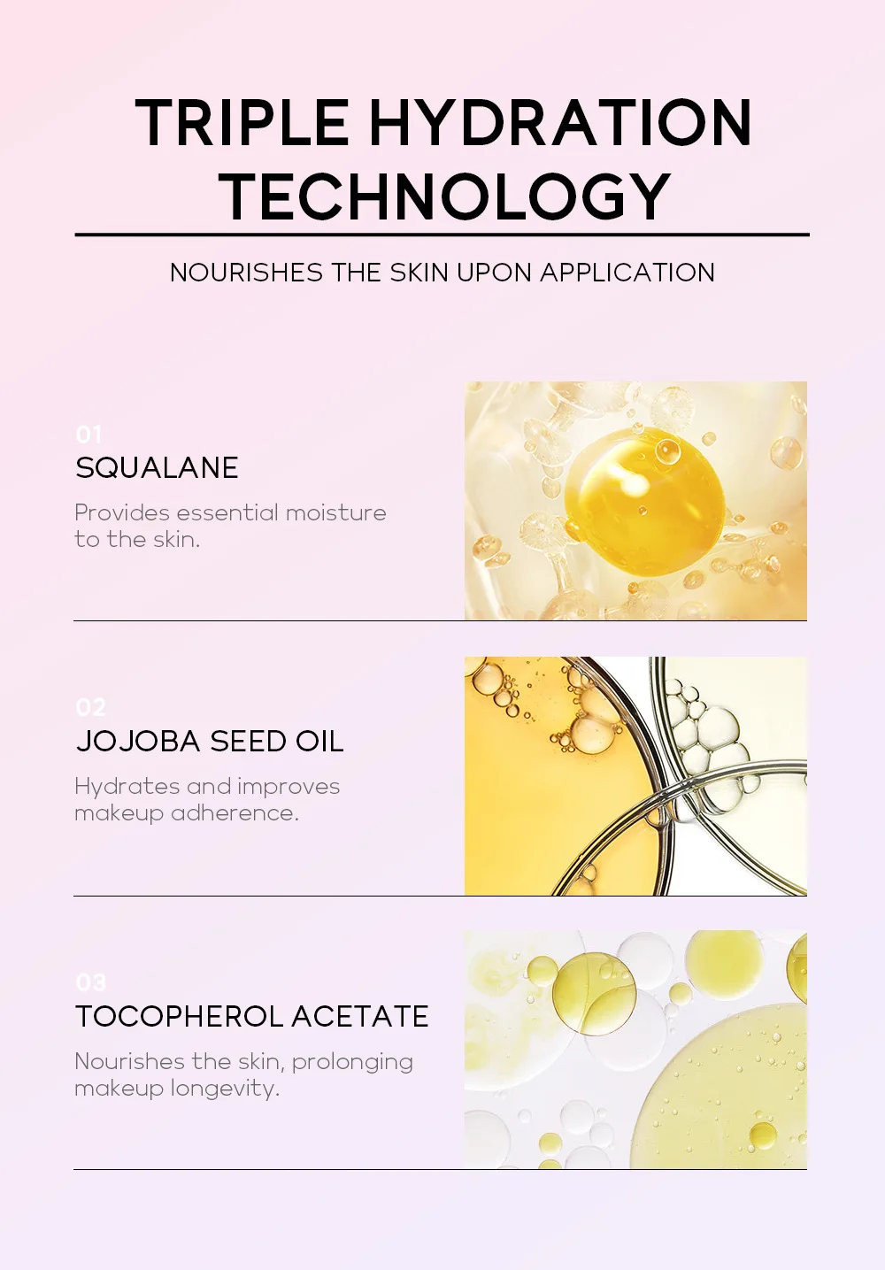Base Makeup Facial Moisturizing Primer Moisturizing Primer Invisible Pores Smoothing Fine Lines Brightening Moisturizing