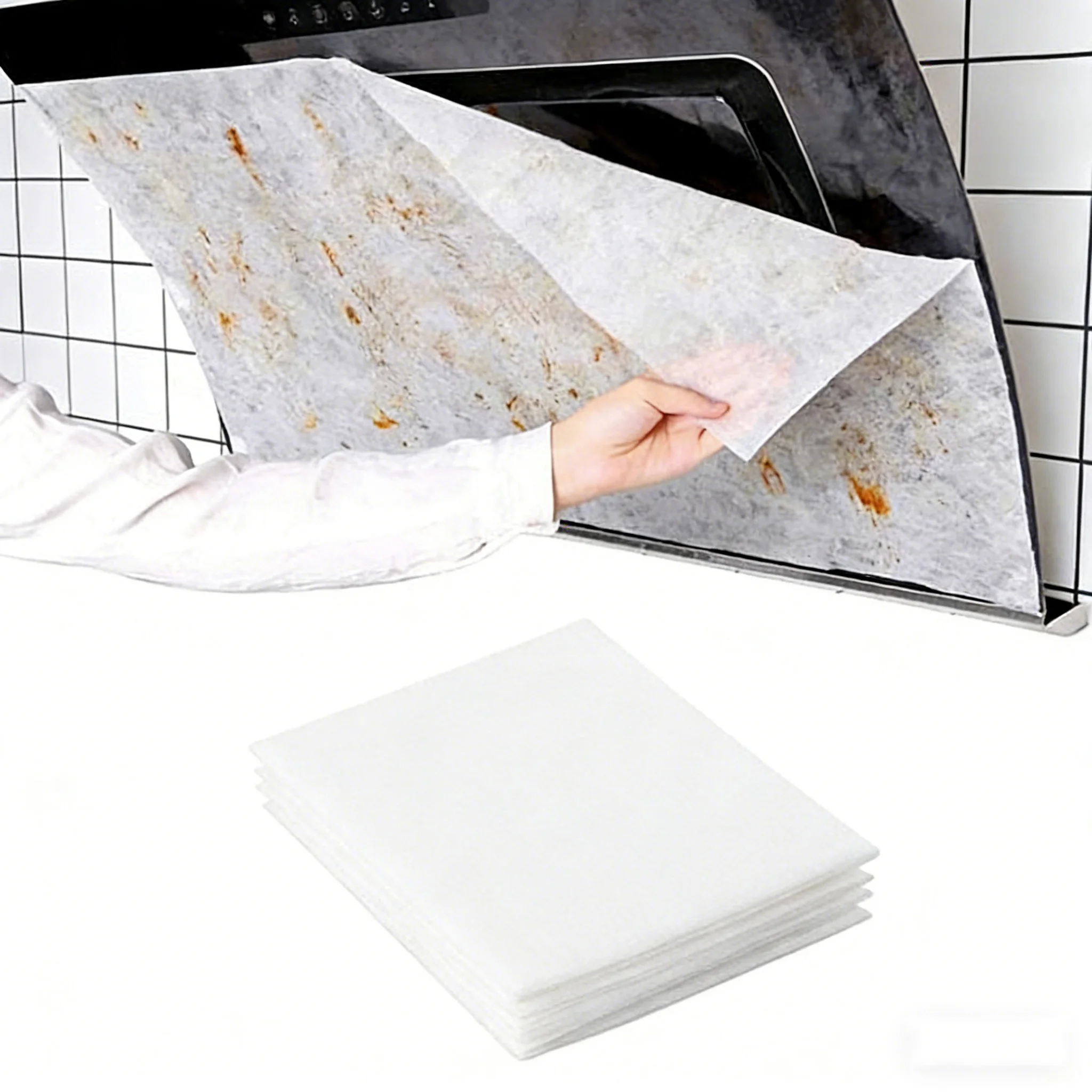 12/24-Pack Heavy Range Hood Filters Oil-Absorbing Mesh Covers for Kitchen Ventilation Easy Install High Temperature Oil Filter