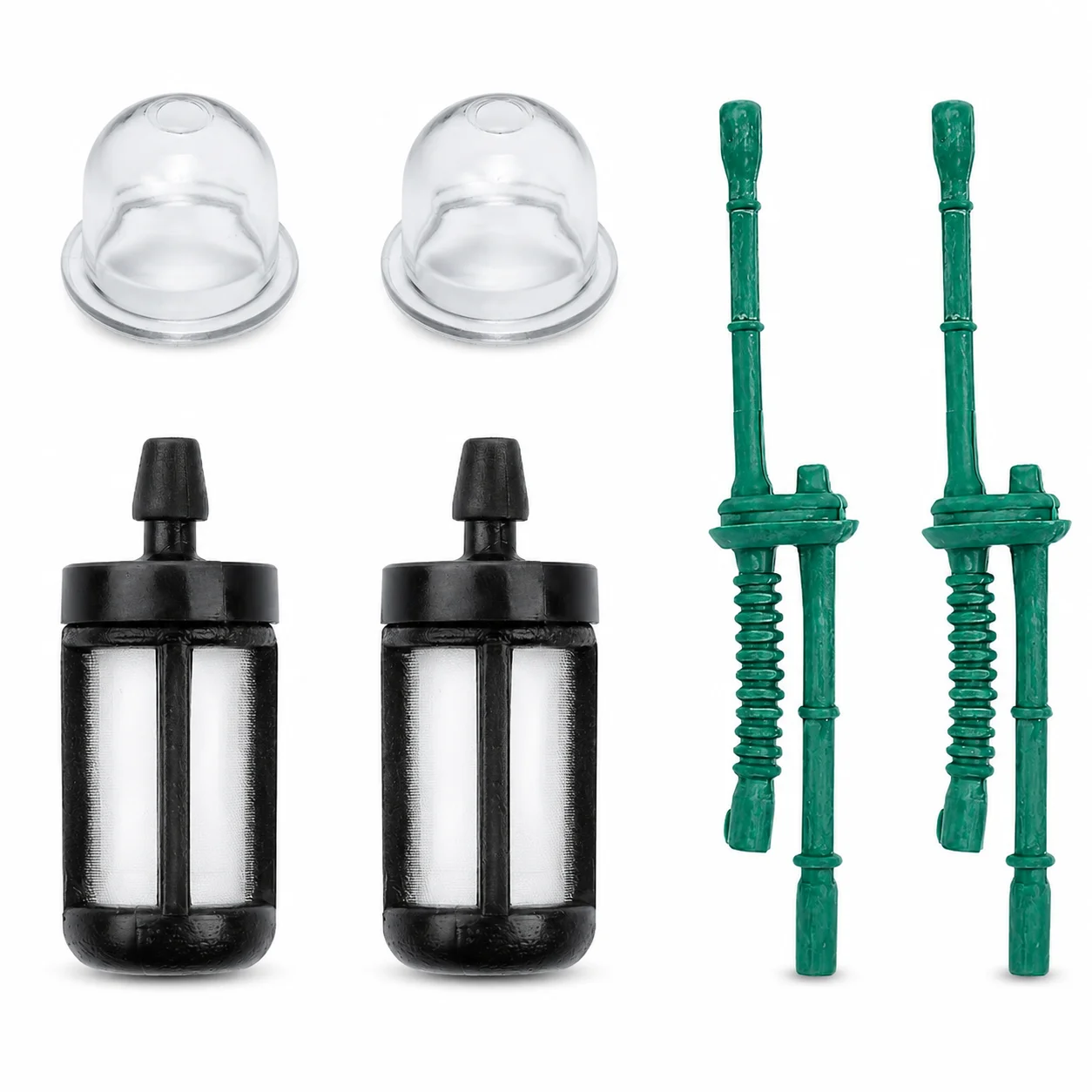 Fuel Line Filter Primer Bulb Kit 2PCS For Stihl FS100 FS110 FS130 FS87R FS90R Trimmer Brushcutter Parts Replaces 41403587702
