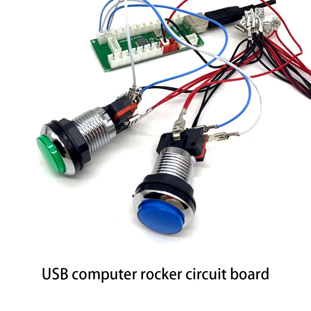 ジョイスティック付きコンピューター用の調整可能な電源チップ,レトロなゲームパネル用のコントロールパネル,DIYキット