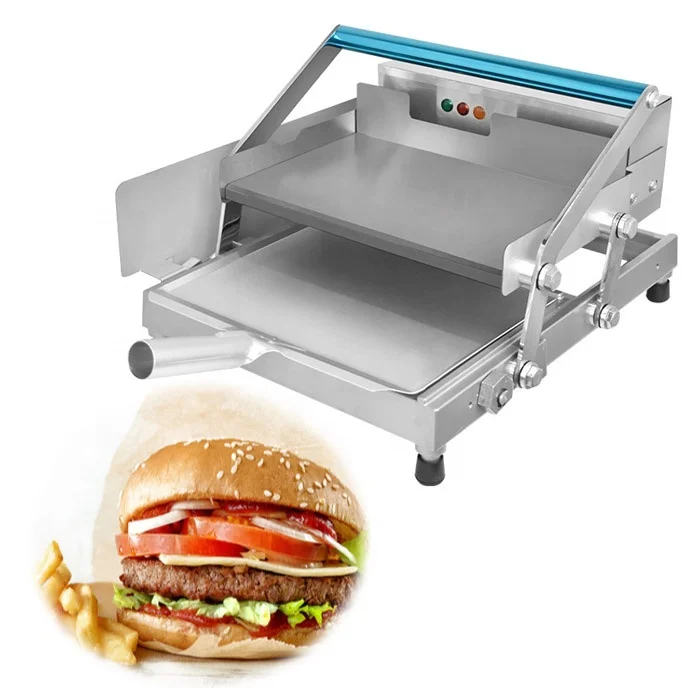 Commercial Small Hamburger Restaurant Equipment Heating Machine Double Hamburger Stove Automatic Toaster Equipment