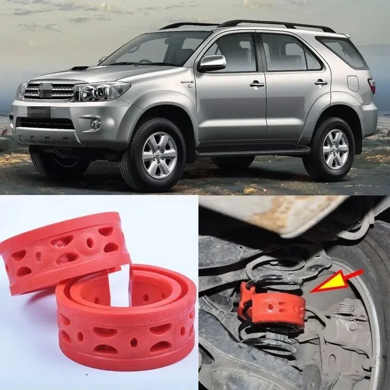 2pcs Rear Air Suspension Shock Bumper Spring Coil Cushion Buffer for Toyota Fortuner