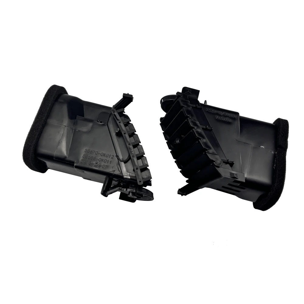 HUIYAN التيار المتناوب مكيف الهواء تنفيس المخرج لتويوتا فورتشنر/فيجو/هايلكس 2005-2014 تصفيف السيارة تكييف الهواء مصبغة المخرج