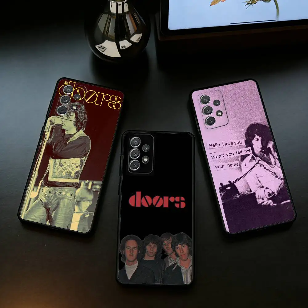 The Doors Jim M-Morrison  Phone Case For Samsung Galaxy A73,A72,A71,A70,A53,A52,A51,Soft Silicone Black Cover
