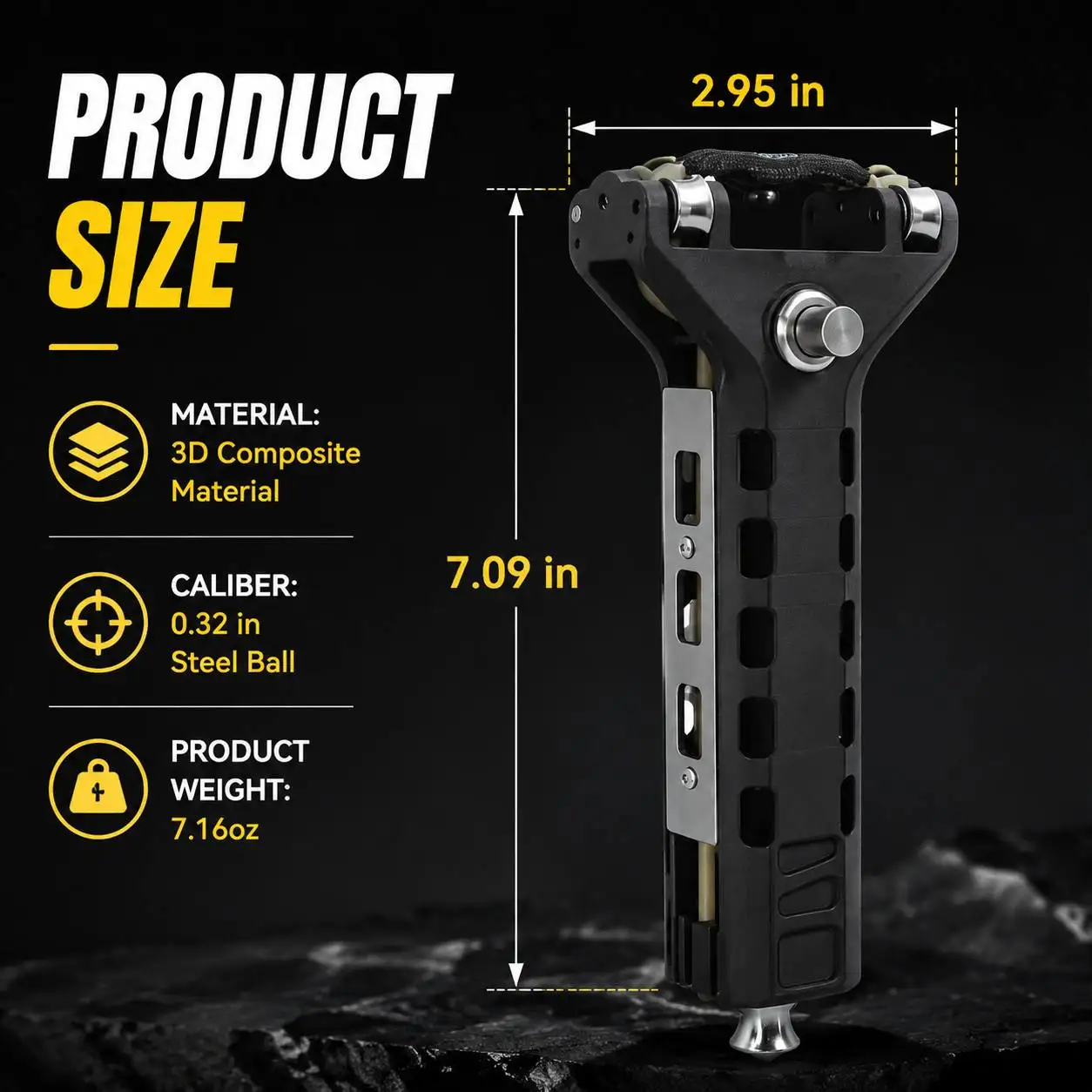 Gear Bag Friendly Practice Tool for Outdoor Recreation, Automatic Loading Design, Handheld Practice Use