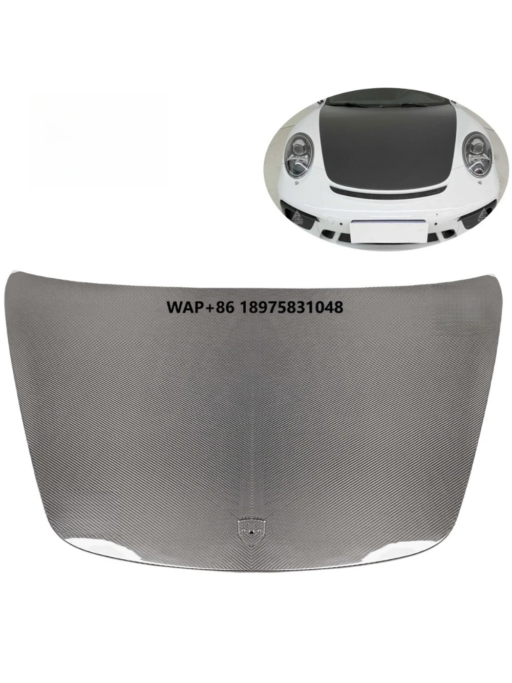 High Quality Original Machine Cover Replacement Dry Carbon Fiber Front Engine Bonnet Hood for 911 991 2012-2019
