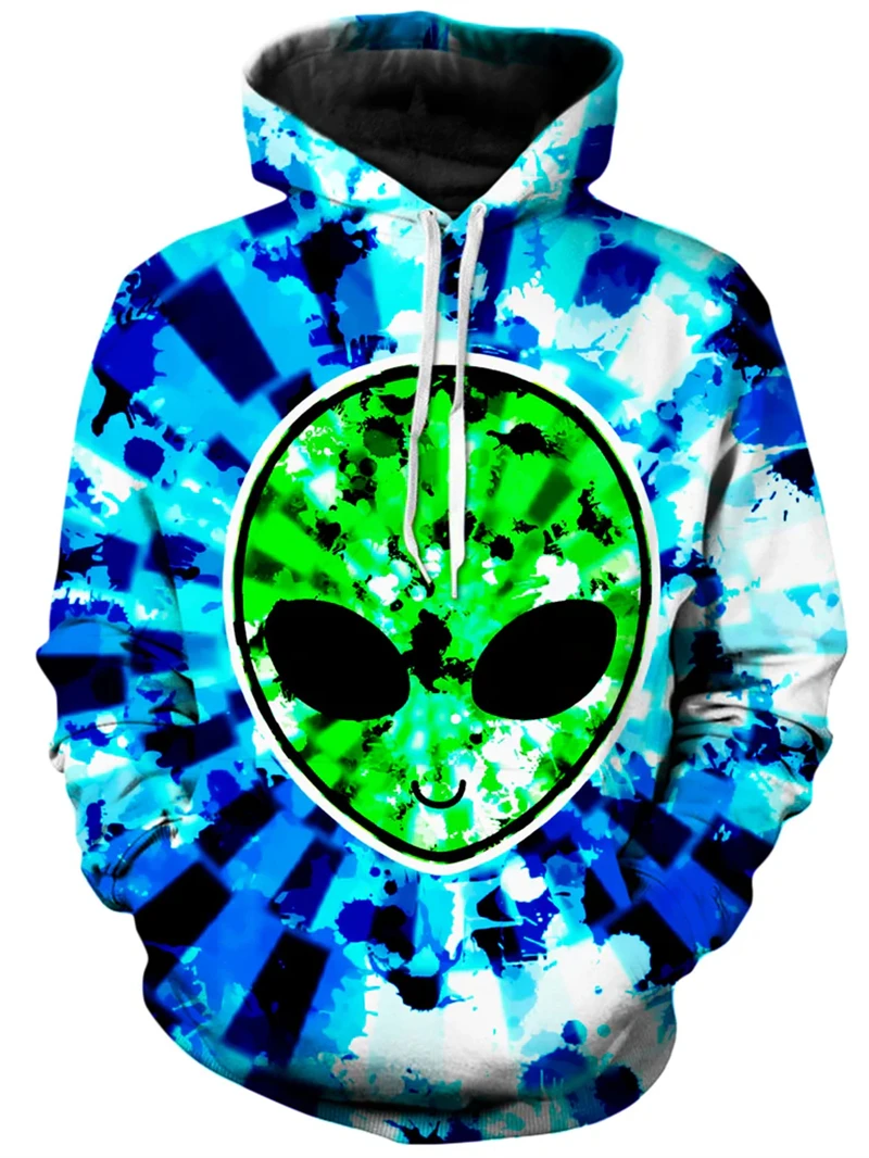 

Alien 3d Printed Hoodies Funny Graphic Sweatshirts For Men's Clothing Casual Male Long Sleeve Pullovers Autumn New Hooded Tops