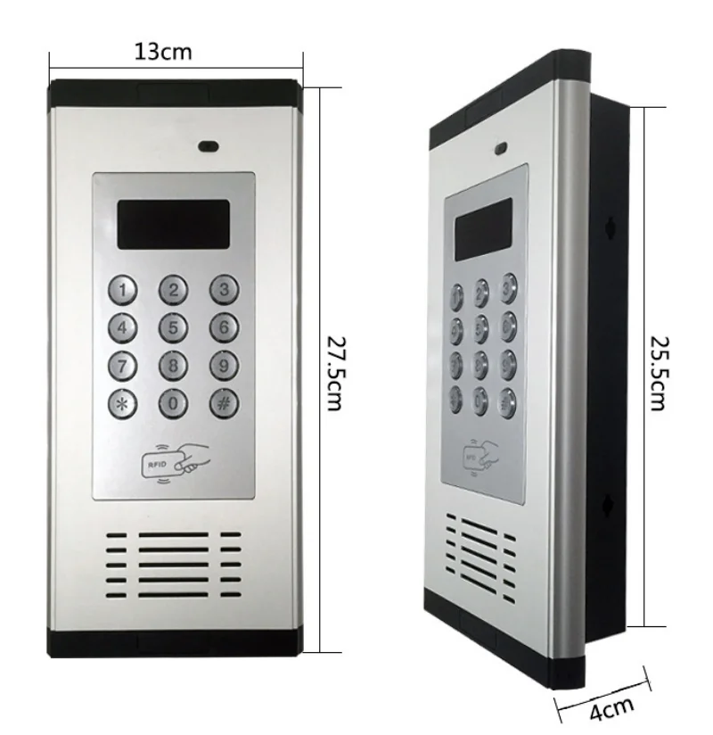 K6 Access Control Wireless Apartment Intercom/Gate opener by Free Phone Call with RFID Card