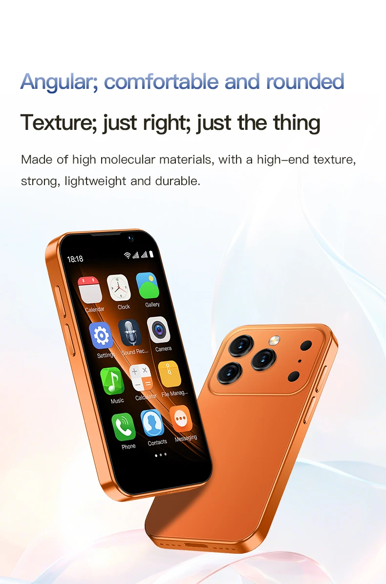 SOYES I17 Mini 3G Smartphone 3.0" HD Display 2GB RAM 16GB ROM Dual SIM 5MP Camera Type-C Small Android Mobile Phone Face Unlock