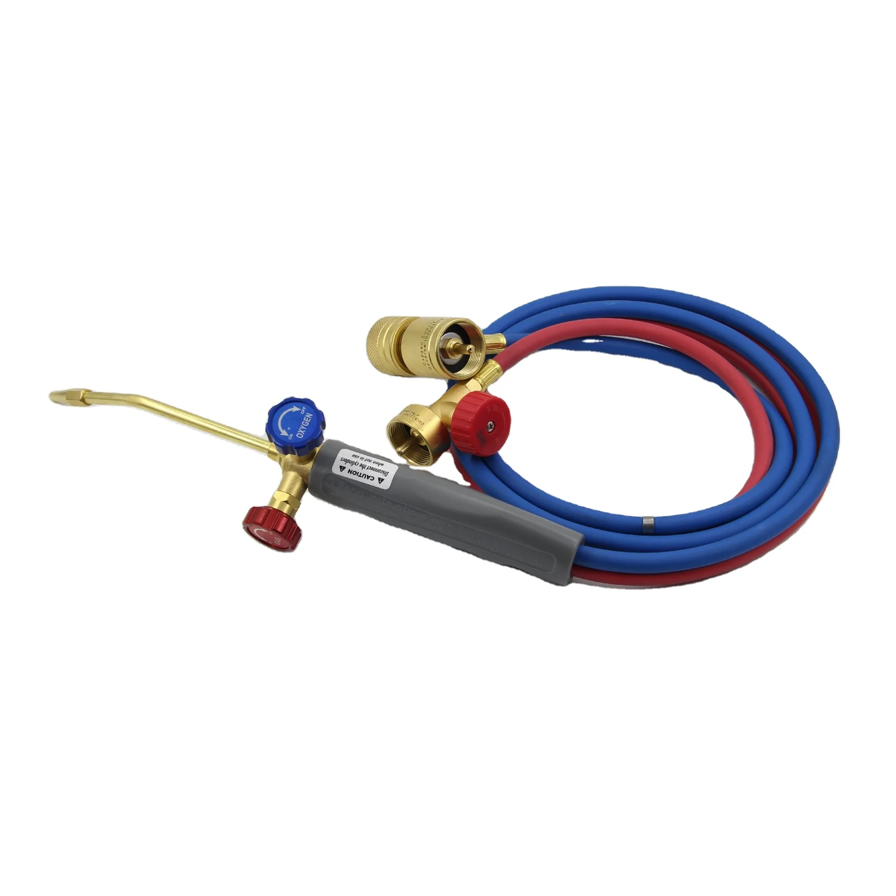 Cutting Torch Set QO60P Die-Forged Brass Welding Torch Kit Propane Oxygen MAPP Fuel for Metal Brazing Cutting Welding Torch Set