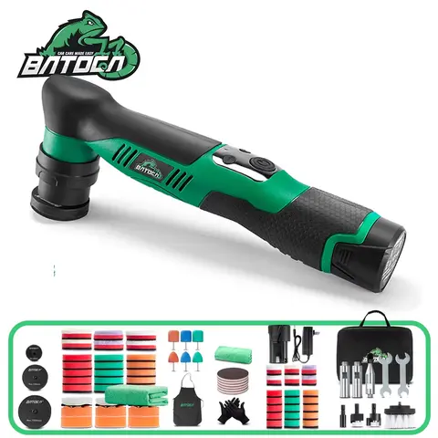 BATOCA S5 무선 미니 자동차 광택기, 마이크로 무선 스크래치 킬러, 자동차 연마 기계 키트, 연마 샌딩, 12V