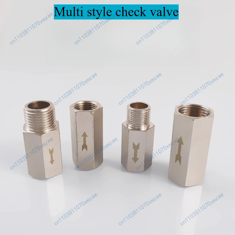 

10 шт., односторонний клапан с двойной внутренней резьбой, обратный клапан 1/2/3/4/6, порт 1 дюйм, пневматические аксессуары