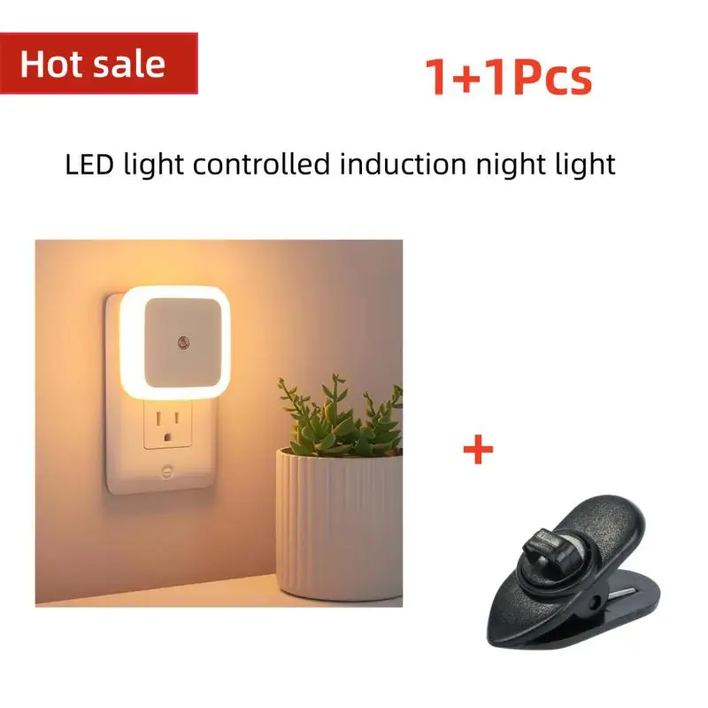 Nachtlampje Mini Lichtsensor Controle 110-240V Eu Us Uk Plug Nachtlampje Voor Kinderen Kinderen Woonkamer Slaapkamer Verlichting