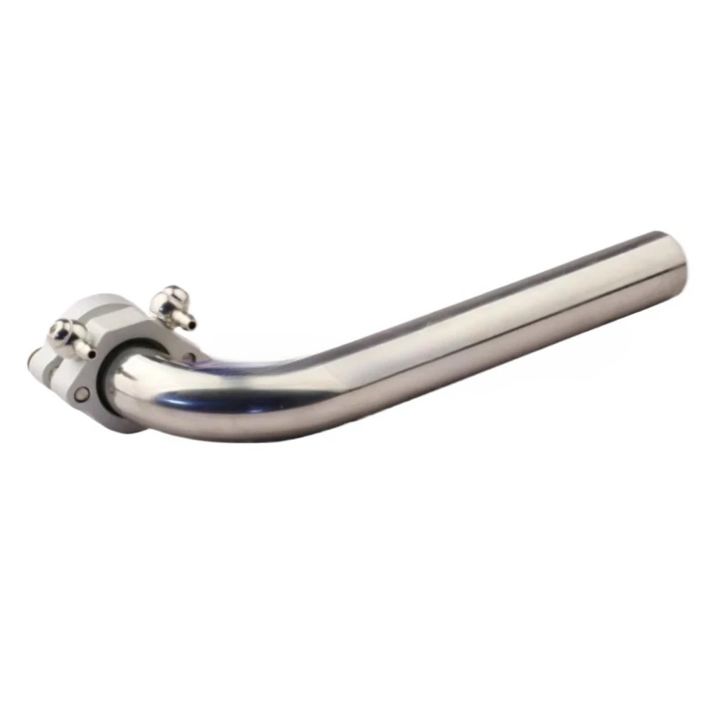 Engine Exhaust Pipe Bend with Water Cooling Head Ball Joint Left Right Drain Cooling Connectors Engine Exhaust Pipe Accessories