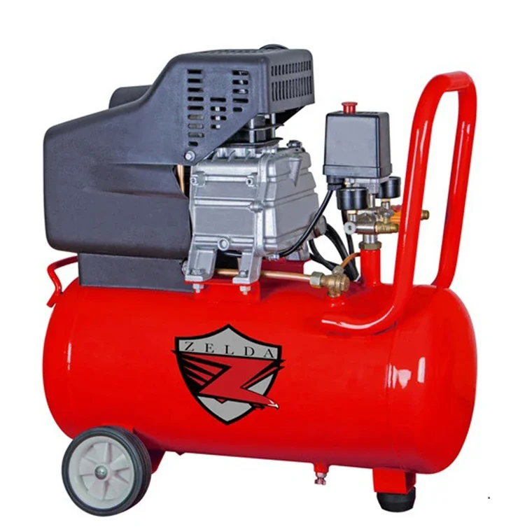 Factory direct supply piston style 50L direct driven portable air compressor 2 hp 1.5 KW