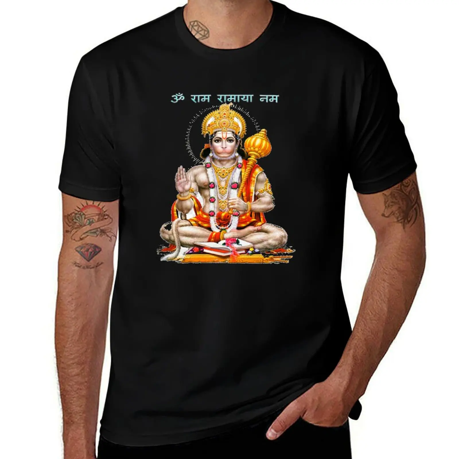 Hanuman T-Shirt Christmas Casual Tee Shirt T-Shirt