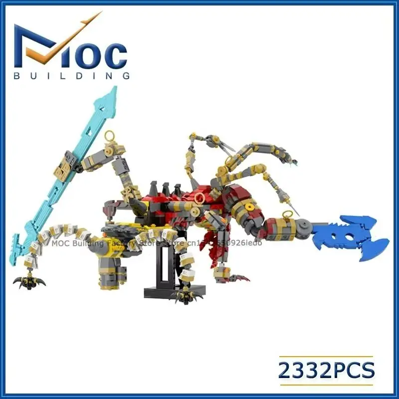 Hot MOC Building Blocks Classic Game Series Breaths-the Wilds Calamitys Monster Robot Model DIY Assembly Bricks Toys Xmas Gifts