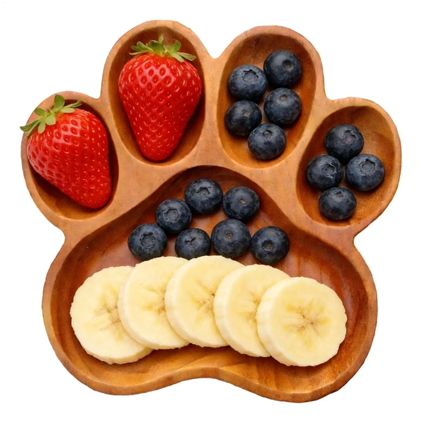 Tabla de quesos con forma de pata de perro, bandeja de madera para servir alimentos, tabla de charcutería, bandeja de preparación de comidas para cocina