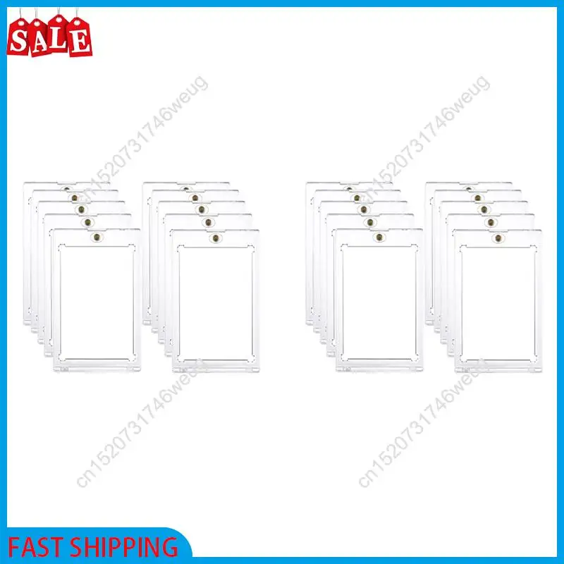 

Flash Deal-20Pcs 35PT Hard Magnetic Card Holder For Idol Photo Cards Protector Sports Trading Card Toploaders Display Case A