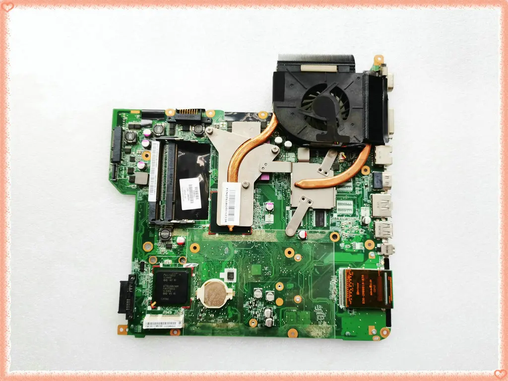 For HP DV5 DV5-1000 Motherboard 482867-001 504640-001=CPU+Heatsink Instead of 482324-001 502638-001 506070-001 Test well