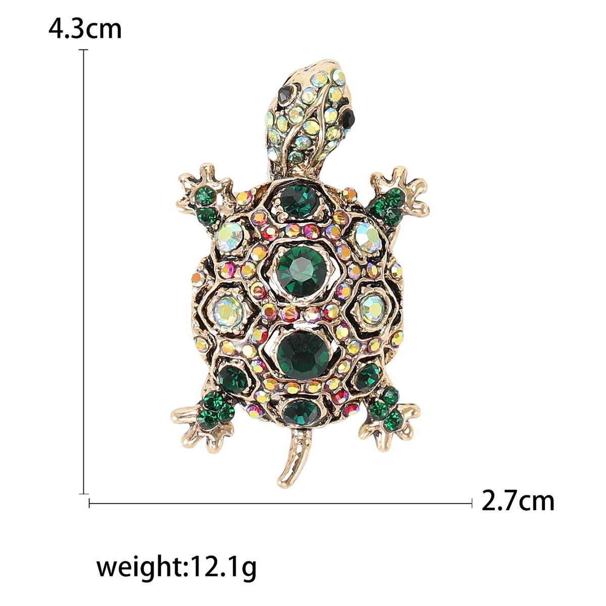 New Enamel Sea Turtles Pins for Women Unisex Rhinestone Animal Brooches Event Party Backpack Decoration Clothes Accessories