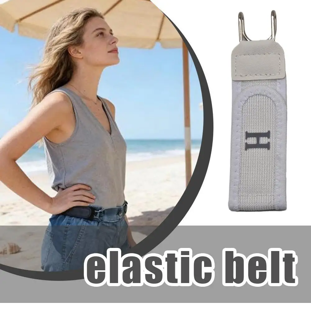 

Модный регулируемый эластичный пояс без пряжки для мужчин, повседневный ремень без пряжки с застежкой, роскошный мужской подарок