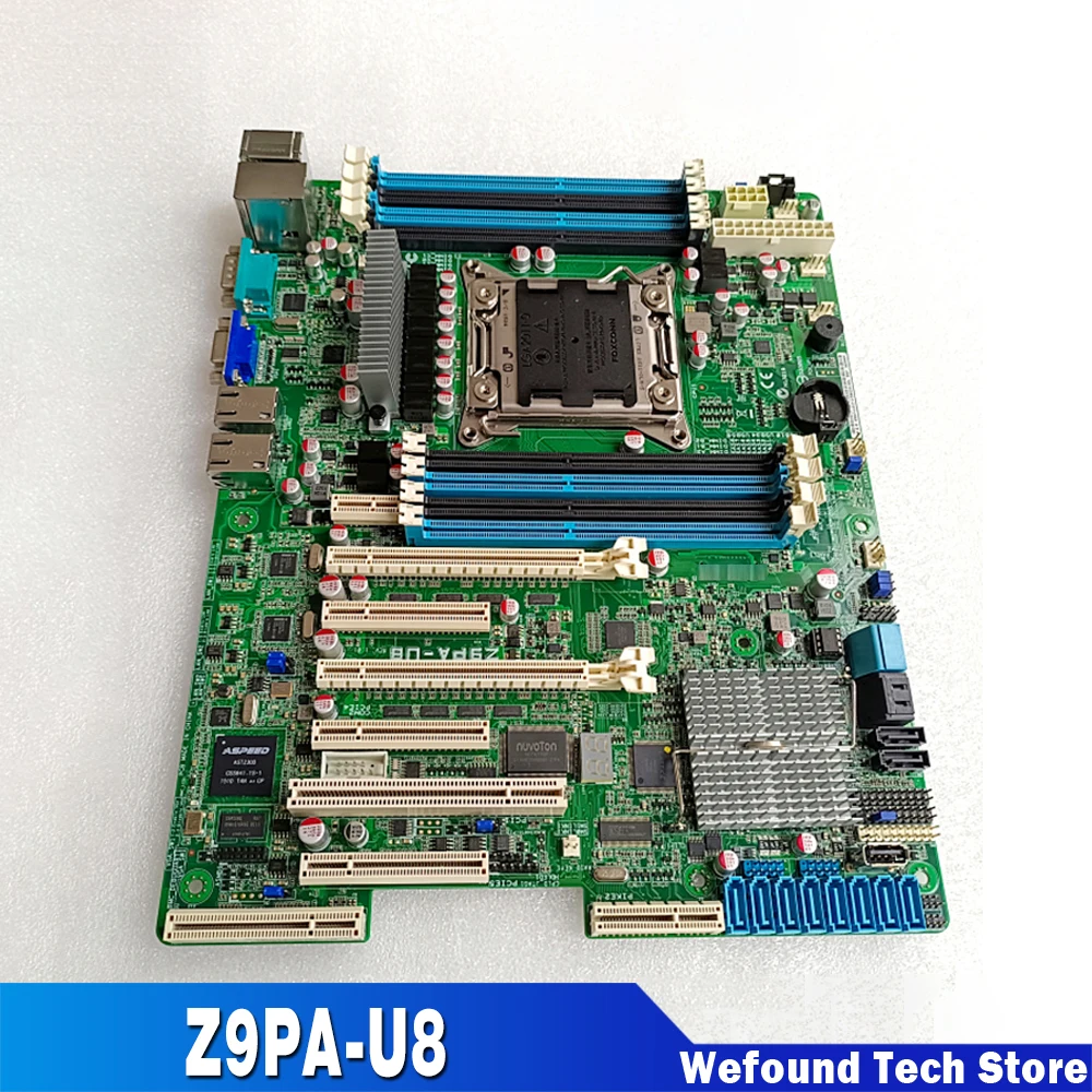 For ASUS 2011-pin Single-channel Server X79 Motherboard C602 NVME M.2, It Has Been Fully Tested Before Shipment Z9PA-U8