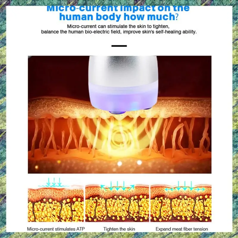 

Nana Mesotherapy Facial Electroporation RF Radio Frequency LED Photon Face Lifting Tighten Wrinkle Massager EU Plug