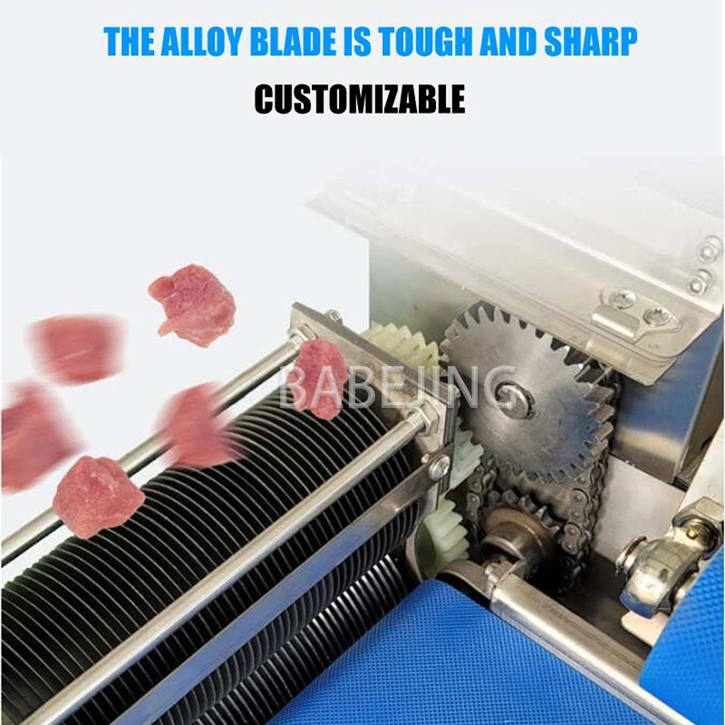 Industrial Fresh Meat Dicer Beef Pork Tripe Mutton Cutter One-Time Molding