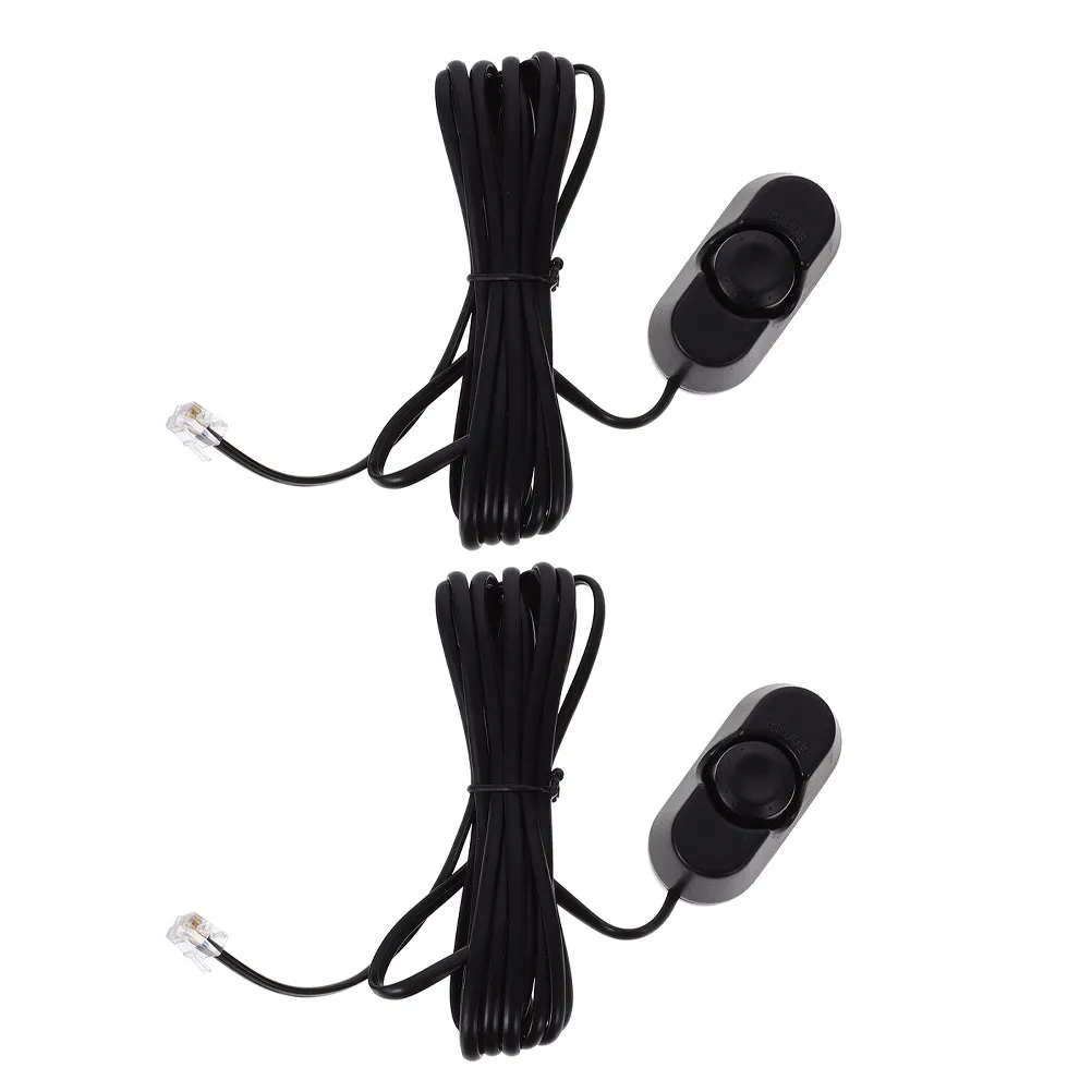 2Pcs Car Amplifier Subwoofer Inline Volume Control Remote Knob Automotive Volume Adjuster Controller for Audio System