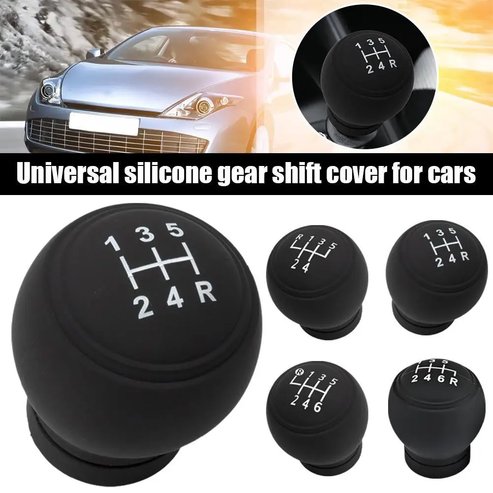 Car Gear Shift Knob Cover Anti Slip Auto Gear Shif Cover Car Decorations Universal Shift Knobs Sleeve Manual Shifter Protector