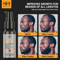 Sevich Men Beard Growth Essential Chebe Fast Beard Growth Enhancer Professional Hair Loss Treatment Products Beard Care Serum